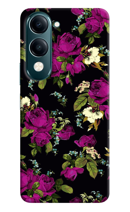 Flowers Vivo Y19s 5G Back Cover