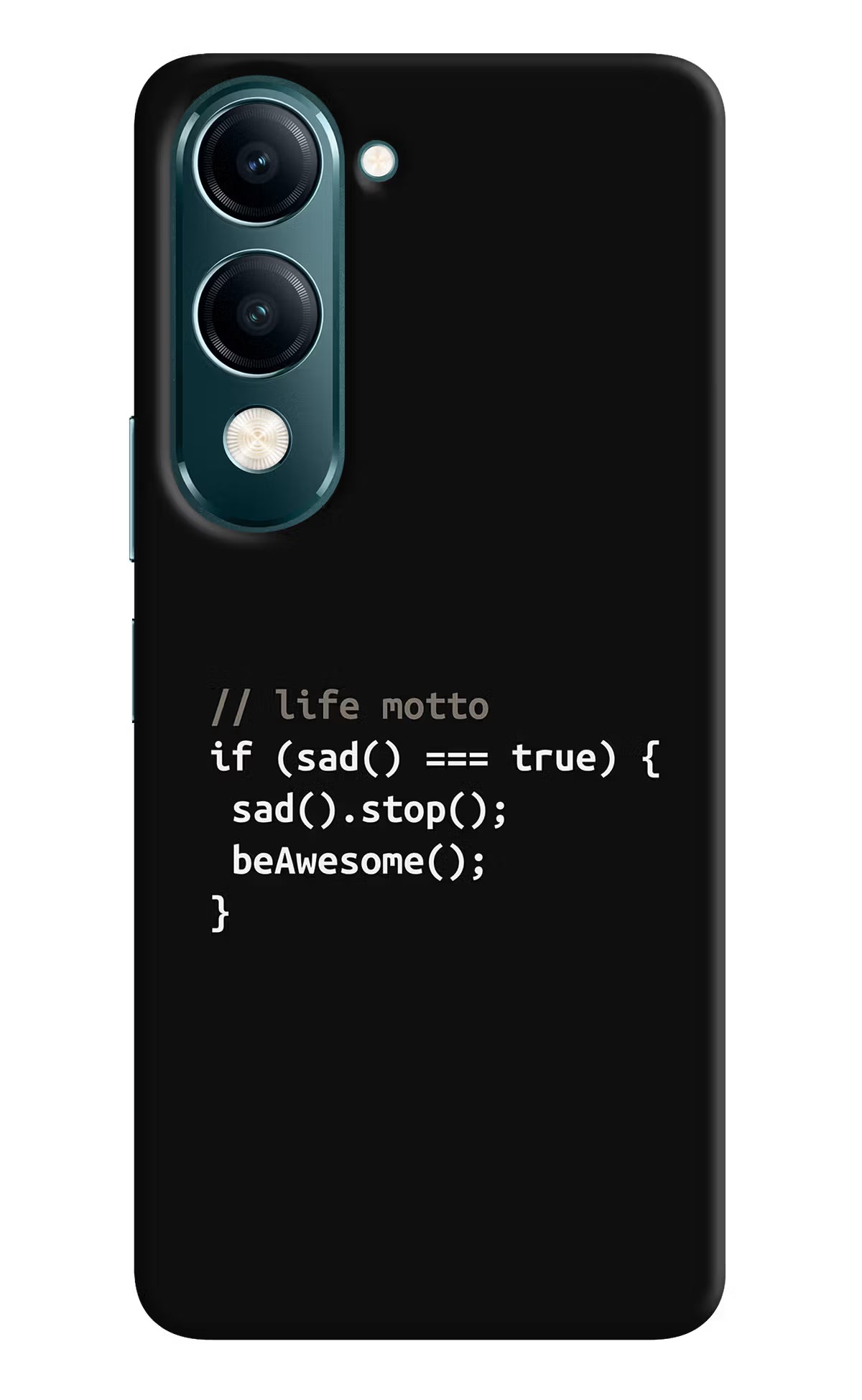 Life Motto Code Vivo Y19s 5G Back Cover