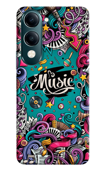 Music Graffiti Vivo Y19s 5G Back Cover