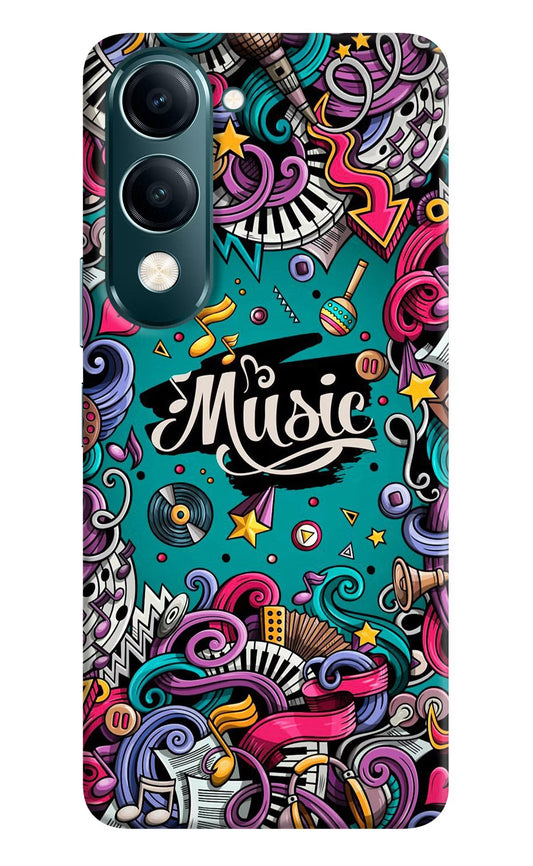 Music Graffiti Vivo Y19s 5G Back Cover