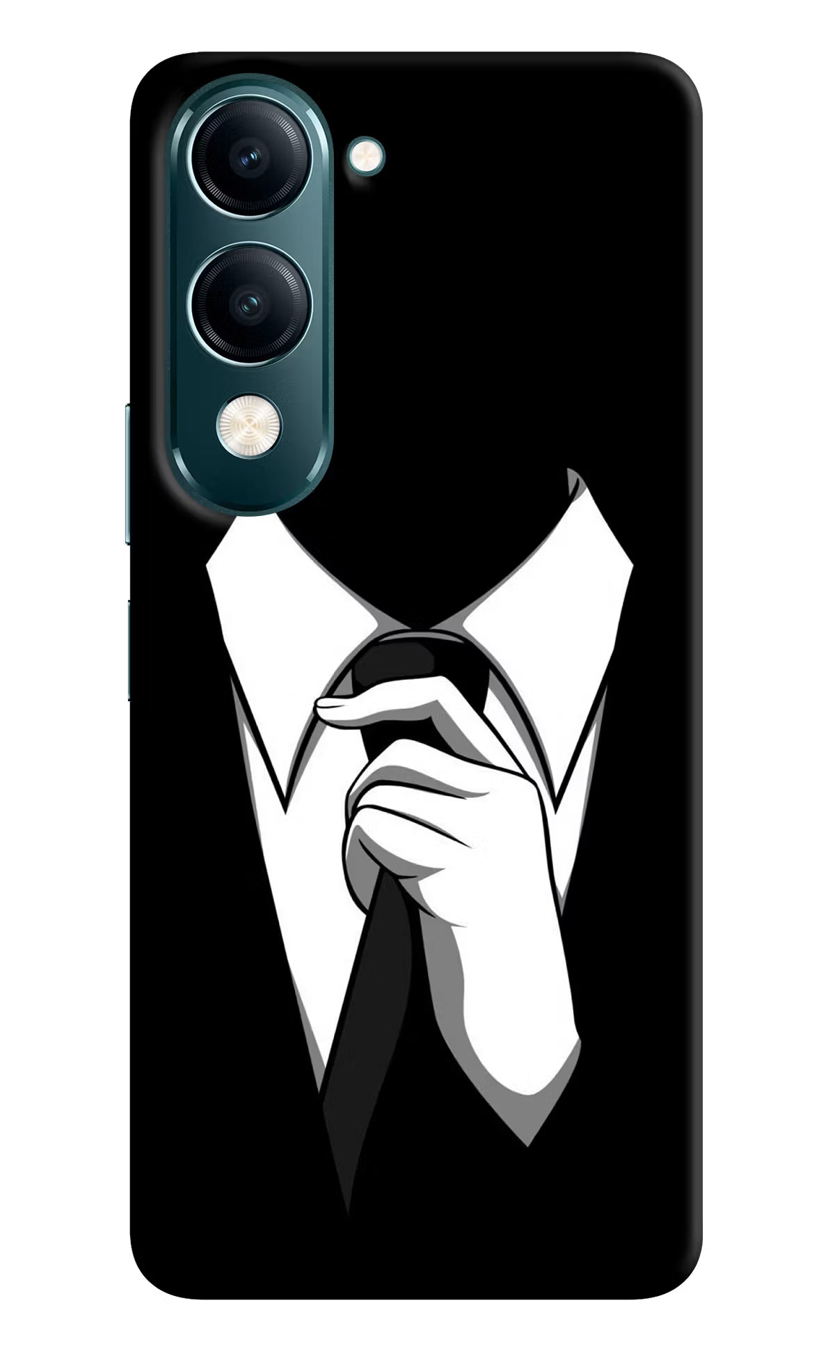 Black Tie Vivo Y19s 5G Back Cover