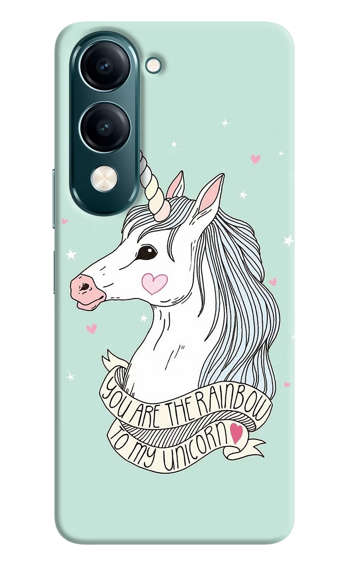 Unicorn Wallpaper Vivo Y19s 5G Back Cover