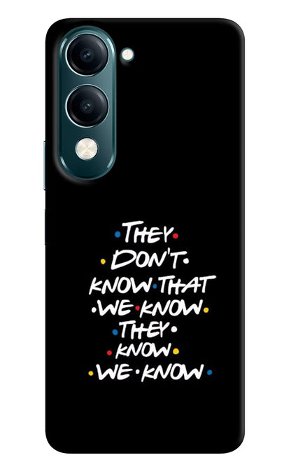 FRIENDS Dialogue Vivo Y19s 5G Back Cover