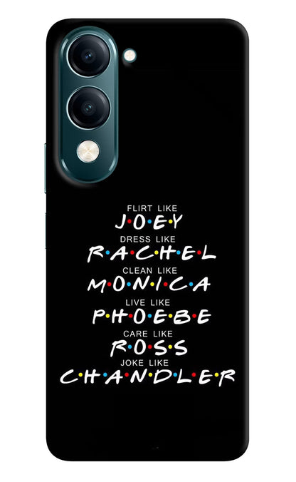 FRIENDS Character Vivo Y19s 5G Back Cover