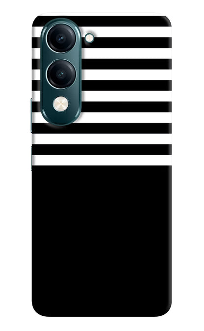 Black and White Print Vivo Y19s 5G Back Cover