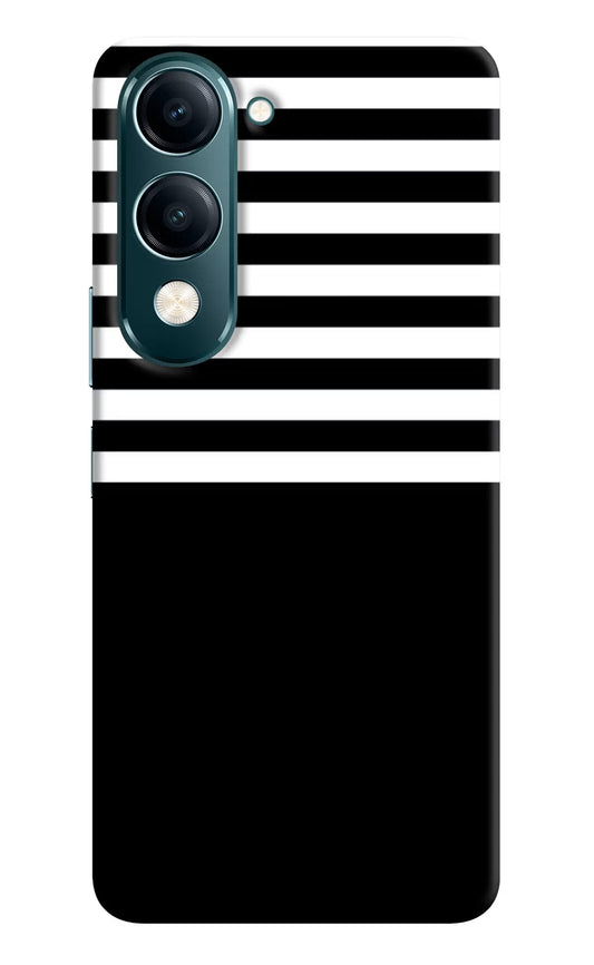 Black and White Print Vivo Y19s 5G Back Cover
