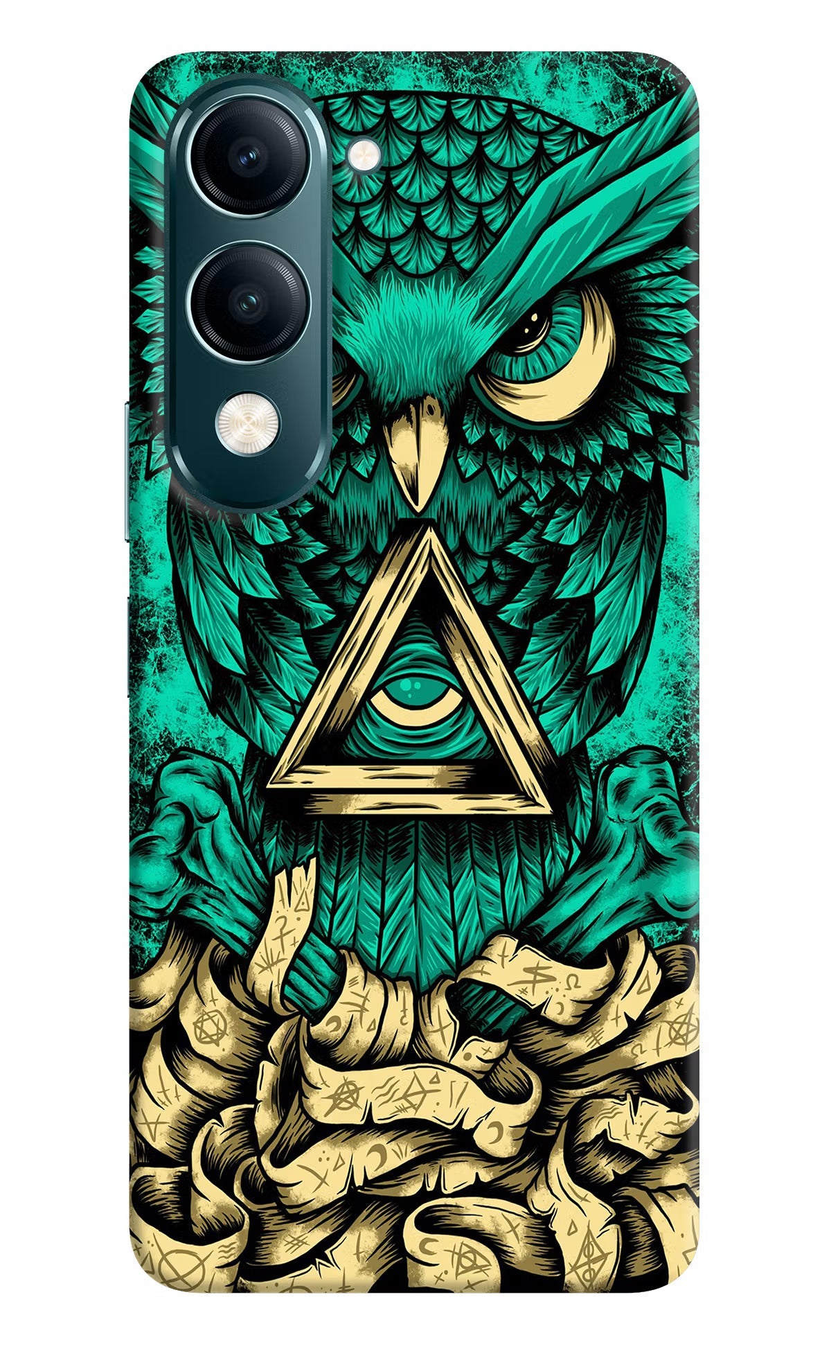 Green Owl Vivo Y19s 5G Back Cover