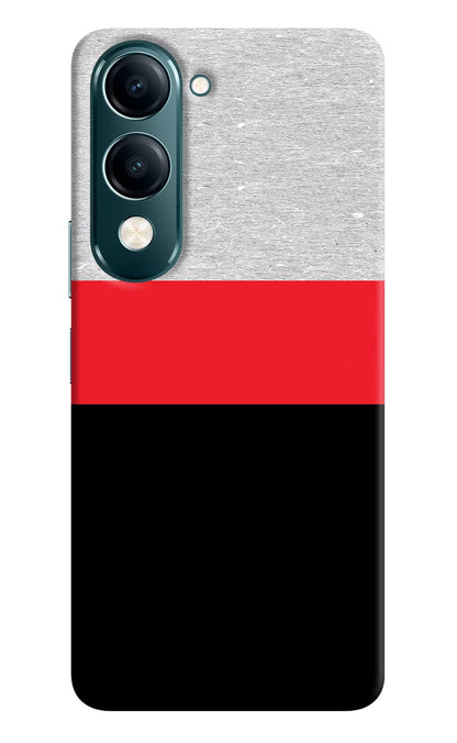 Tri Color Pattern Vivo Y19s 5G Back Cover