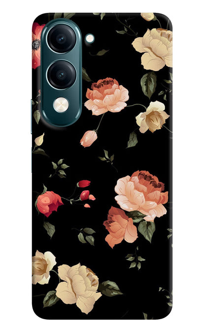 Flowers Vivo Y19s 5G Back Cover
