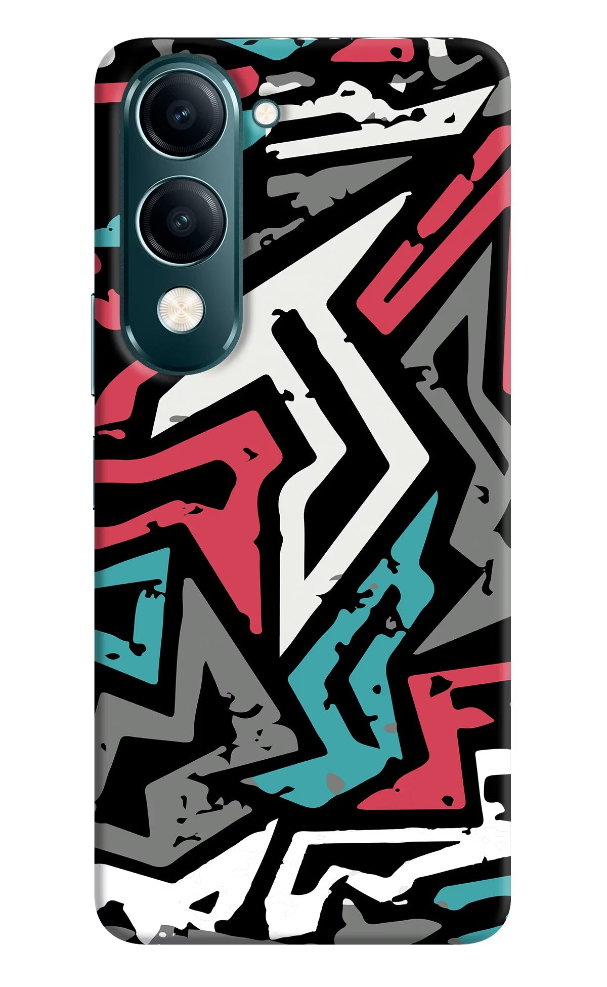 Geometric Graffiti Vivo Y19s 5G Back Cover