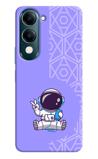 Cute Astronaut Chilling Vivo Y19s 5G Back Cover