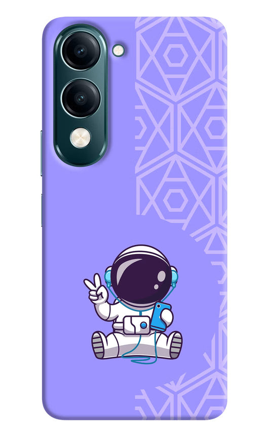 Cute Astronaut Chilling Vivo Y19s 5G Back Cover