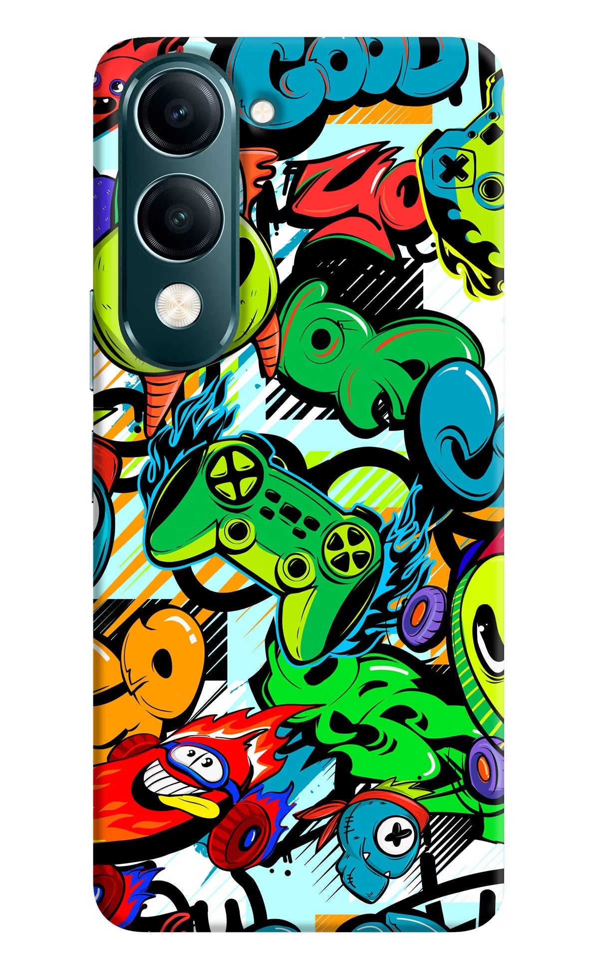 Game Doodle Vivo Y19s 5G Back Cover