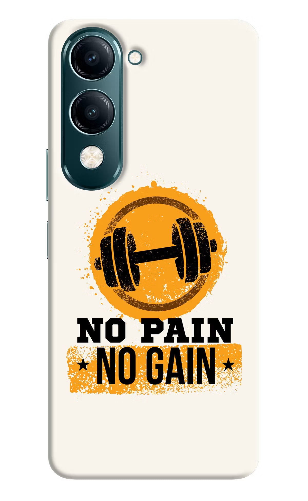 No Pain No Gain Vivo Y19s 5G Back Cover