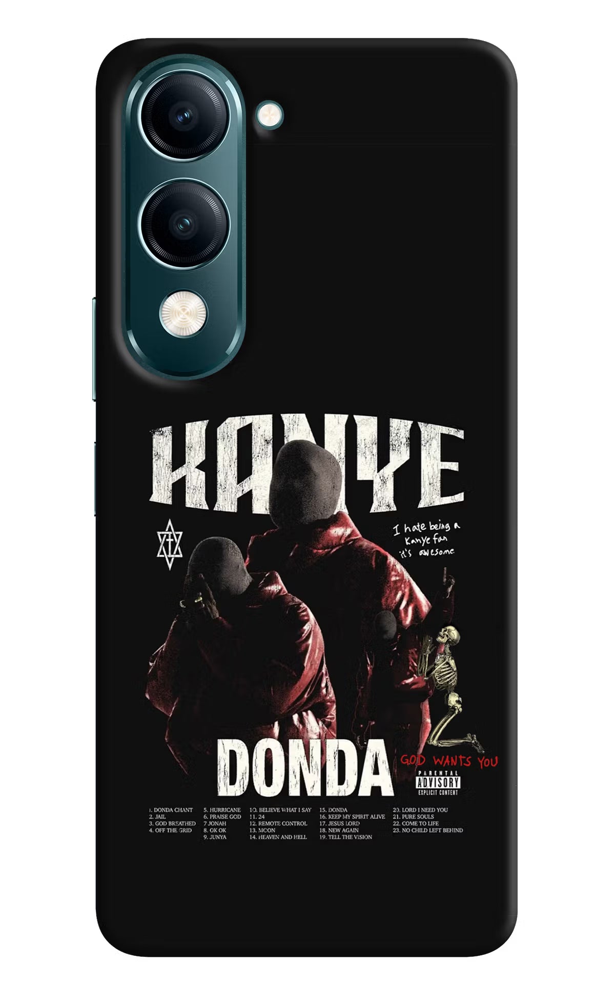 Donda Kanye West Vivo Y19s 5G Back Cover