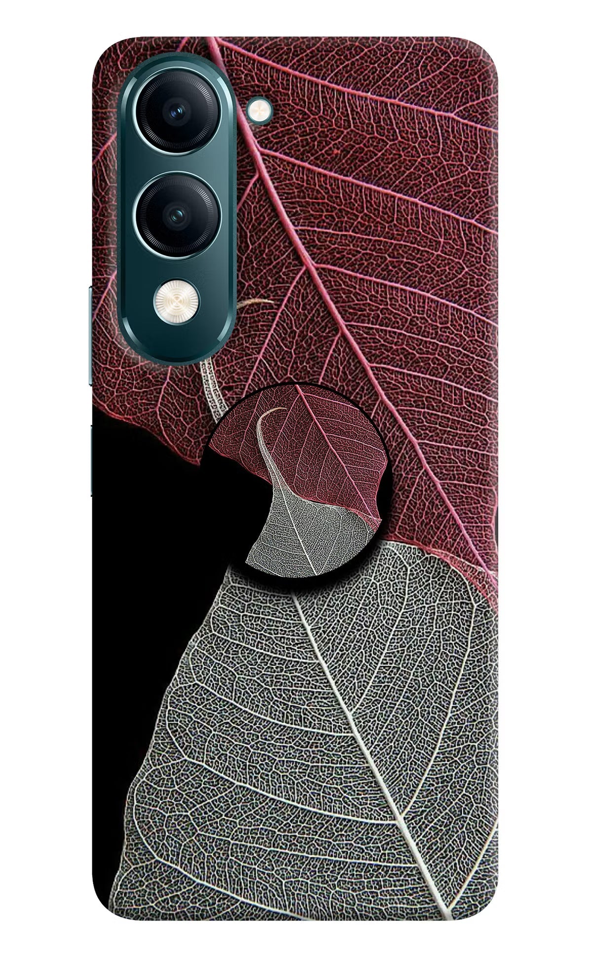 Leaf Pattern Vivo Y19s 5G Pop Case