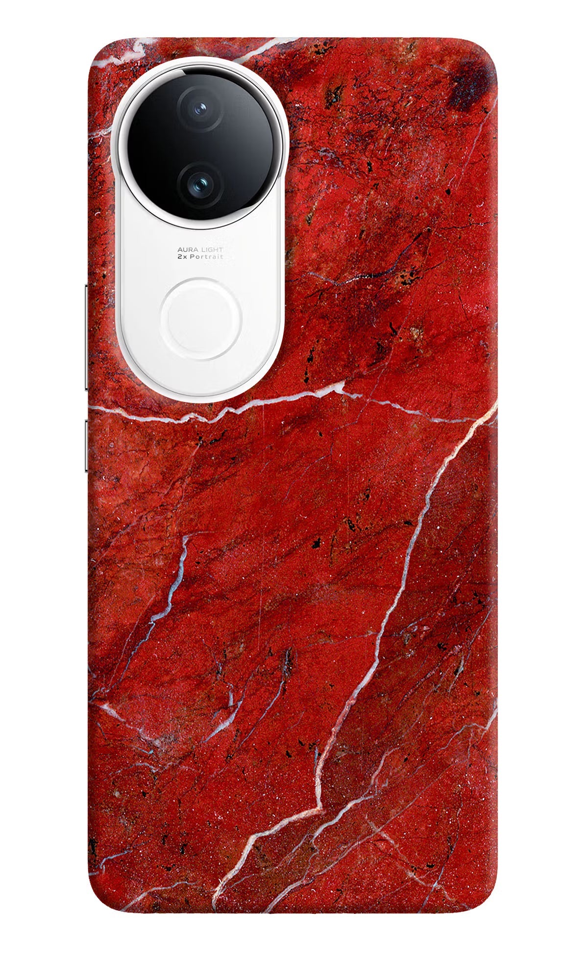 Red Marble Design Vivo T4R 5G Back Cover