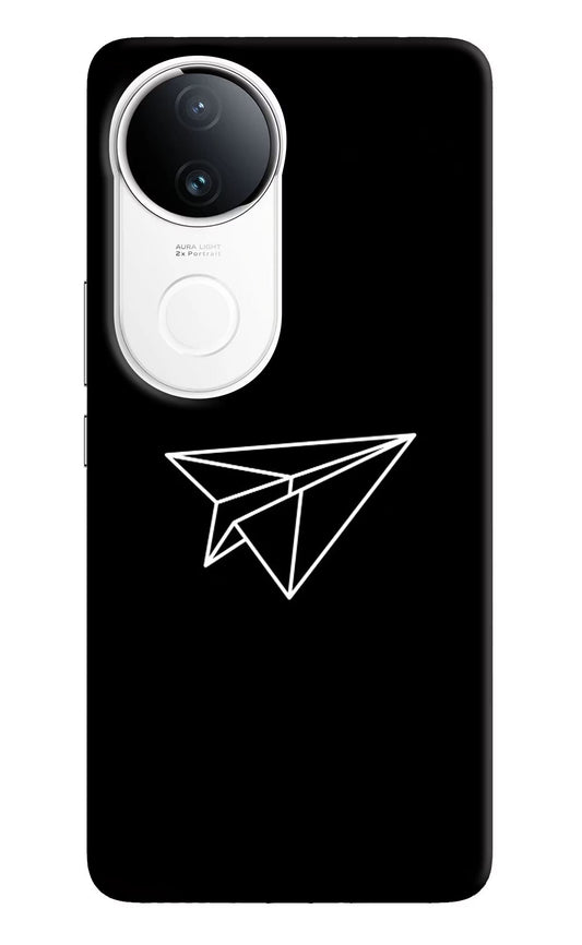 Paper Plane White Vivo T4R 5G Back Cover