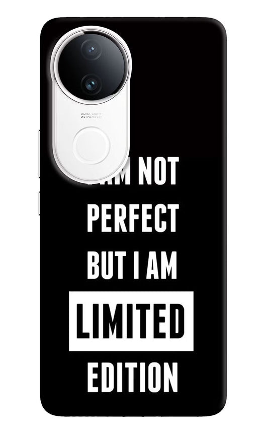 I Am Not Perfect But I Am Limited Edition Vivo T4R 5G Back Cover