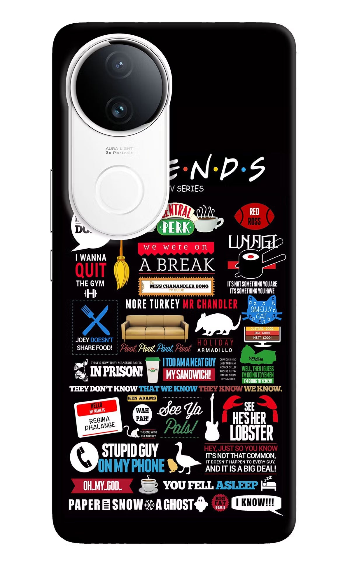 FRIENDS Vivo T4R 5G Back Cover