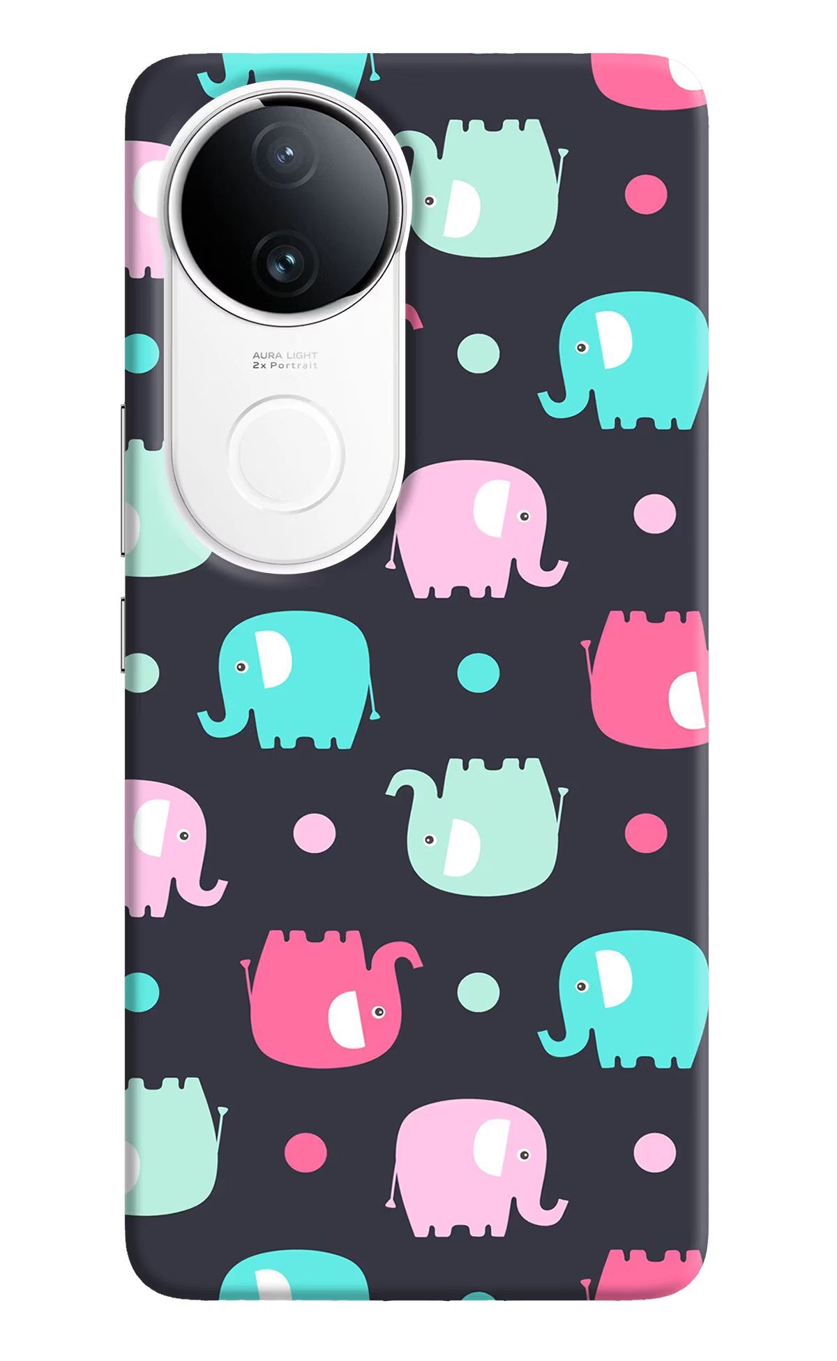 Elephants Vivo T4R 5G Back Cover