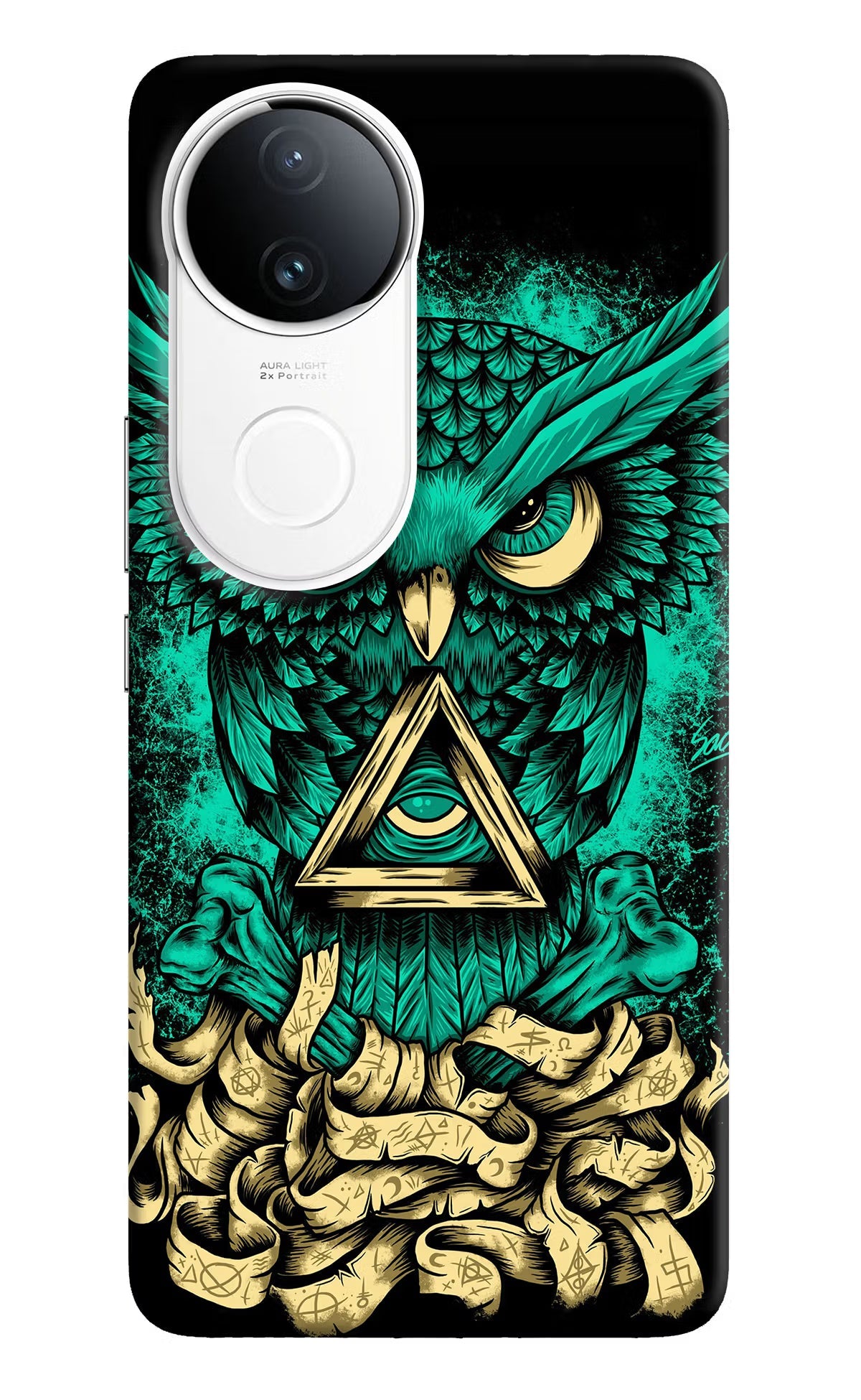 Green Owl Vivo T4R 5G Back Cover