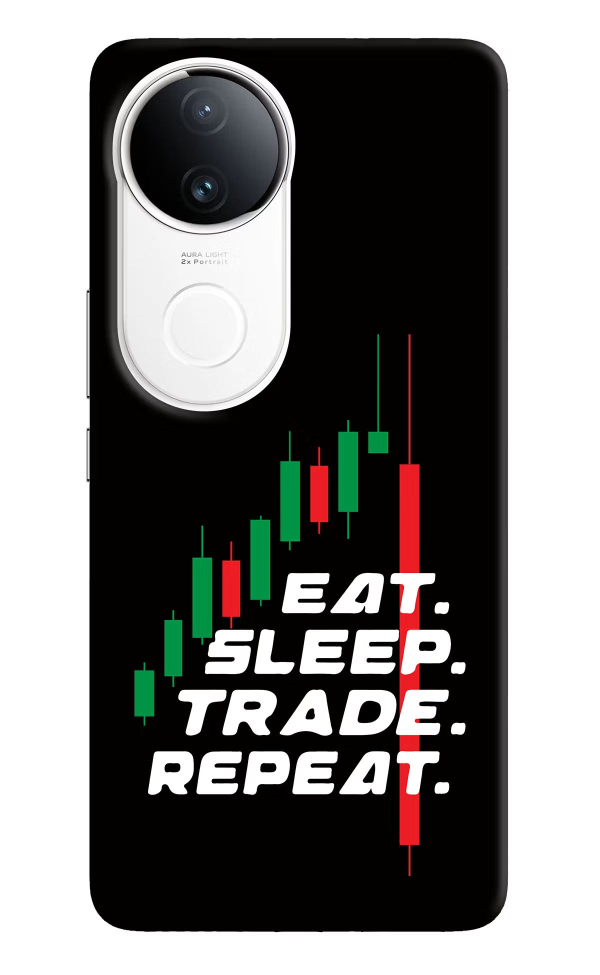 Eat Sleep Trade Repeat Vivo T4R 5G Back Cover