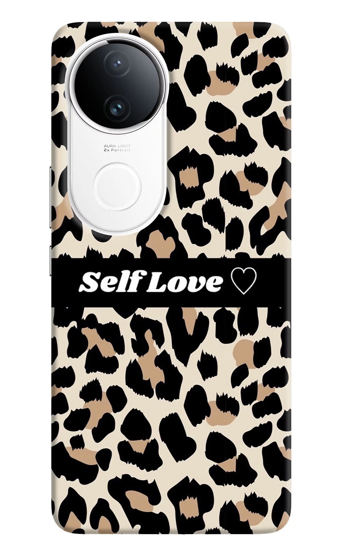 Leopard Print Self Love Vivo T4R 5G Back Cover