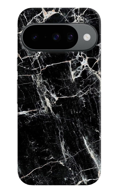 Black Marble Texture Google Pixel 10 Back Cover