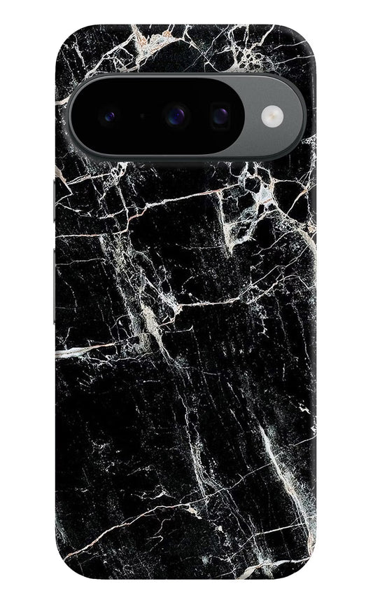 Black Marble Texture Google Pixel 10 Back Cover