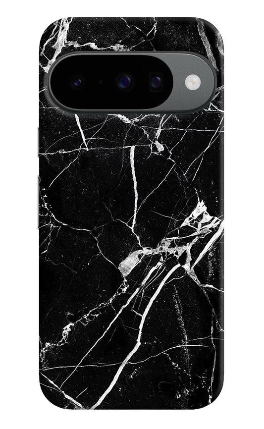 Black Marble Pattern Google Pixel 10 Back Cover