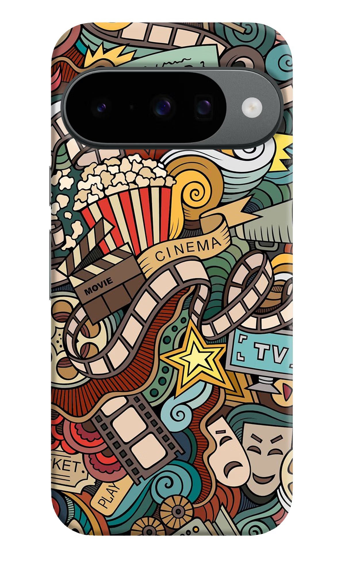 Cinema Abstract Google Pixel 10 Back Cover