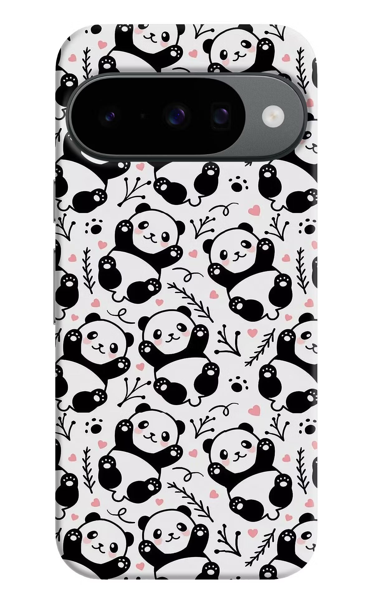 Cute Panda Google Pixel 10 Back Cover