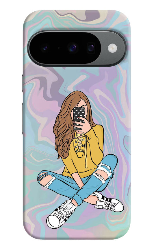 Selfie Girl Google Pixel 10 Back Cover