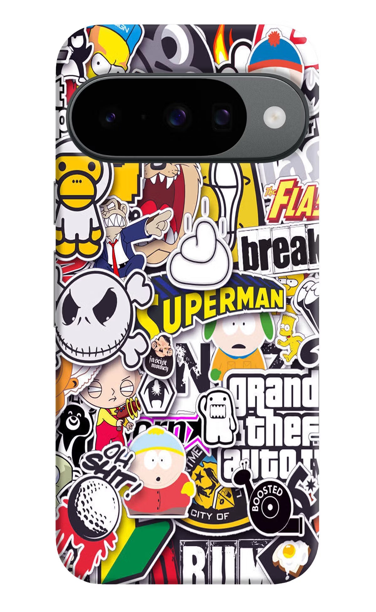 Sticker Bomb Google Pixel 10 Back Cover