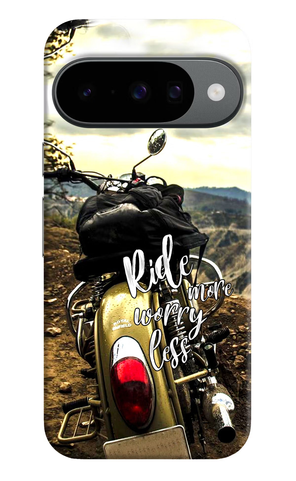 Ride More Worry Less Google Pixel 10 Back Cover