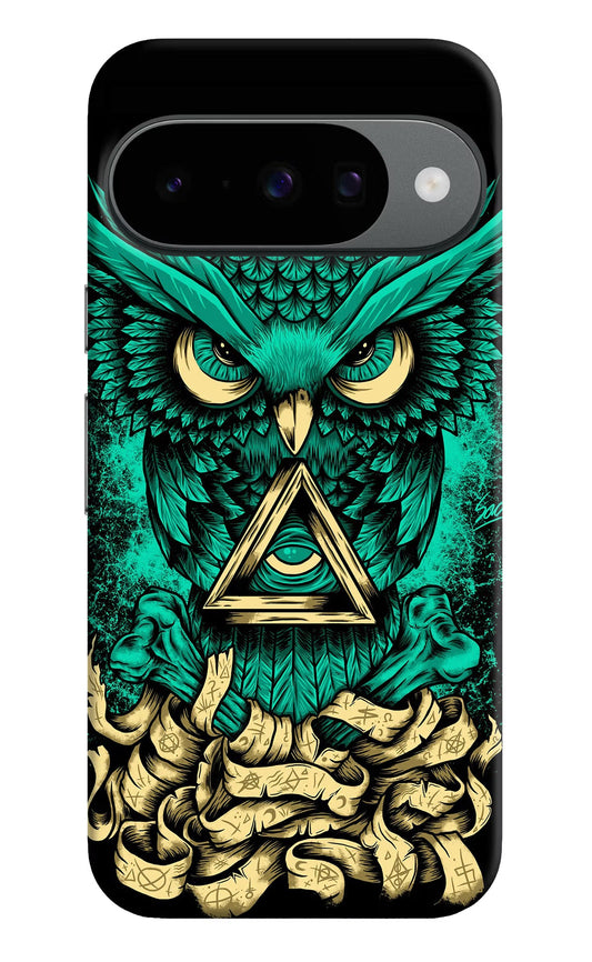 Green Owl Google Pixel 10 Back Cover