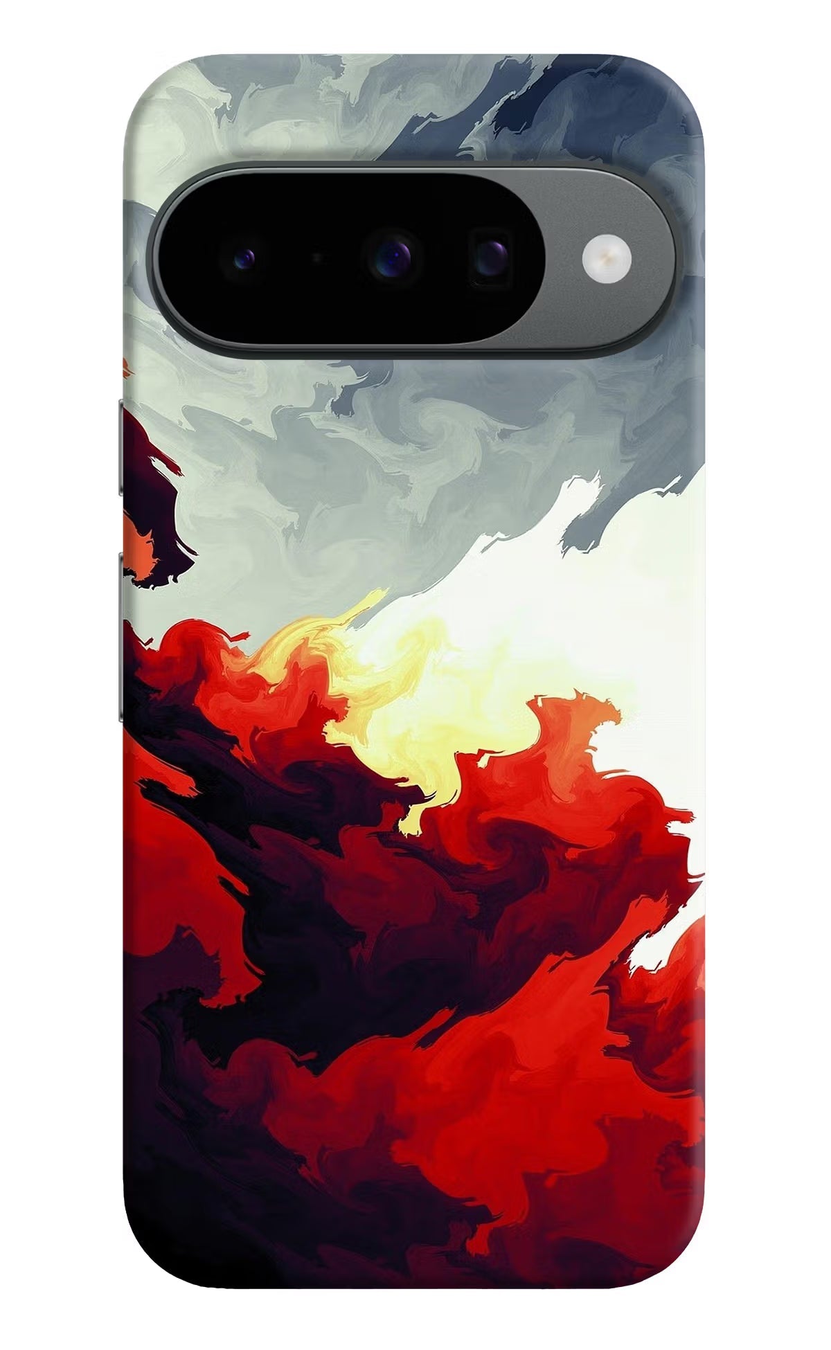 Fire Cloud Google Pixel 10 Back Cover