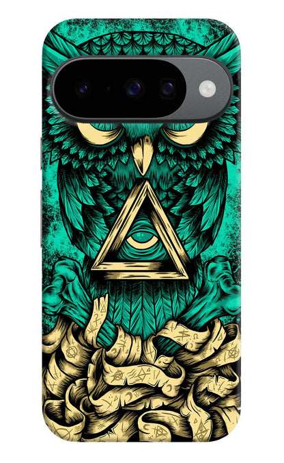 Green Owl Google Pixel 10 Back Cover
