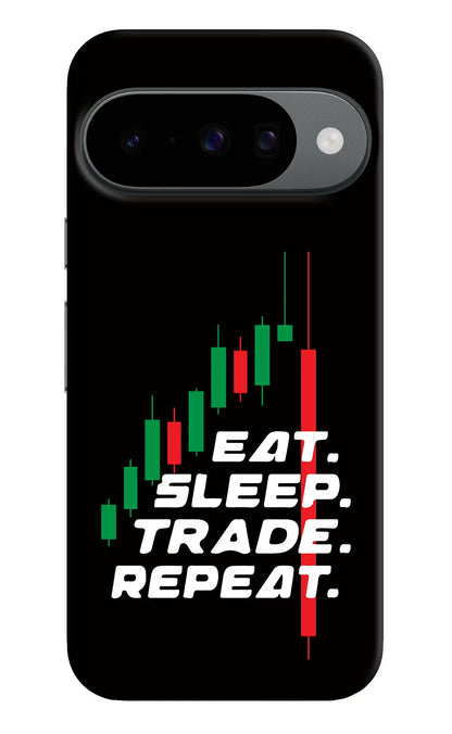 Eat Sleep Trade Repeat Google Pixel 10 Back Cover