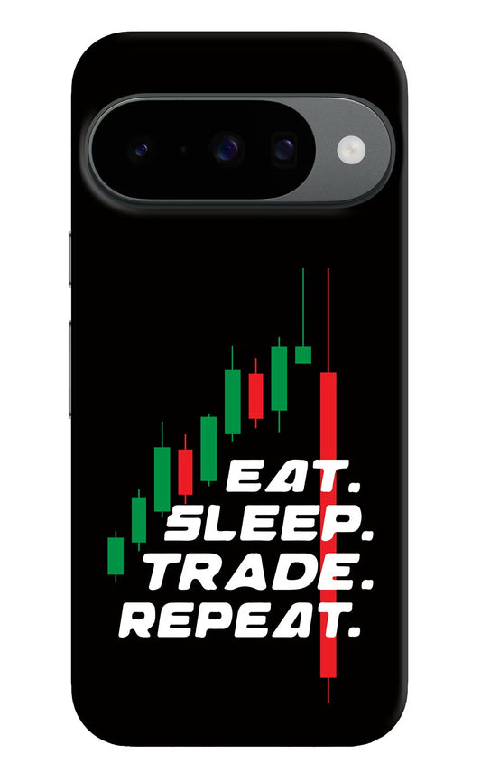 Eat Sleep Trade Repeat Google Pixel 10 Back Cover