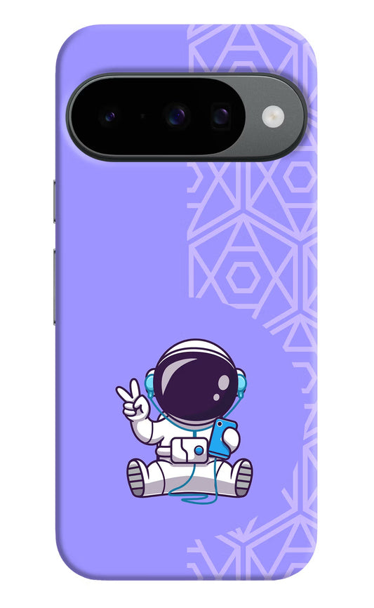 Cute Astronaut Chilling Google Pixel 10 Back Cover