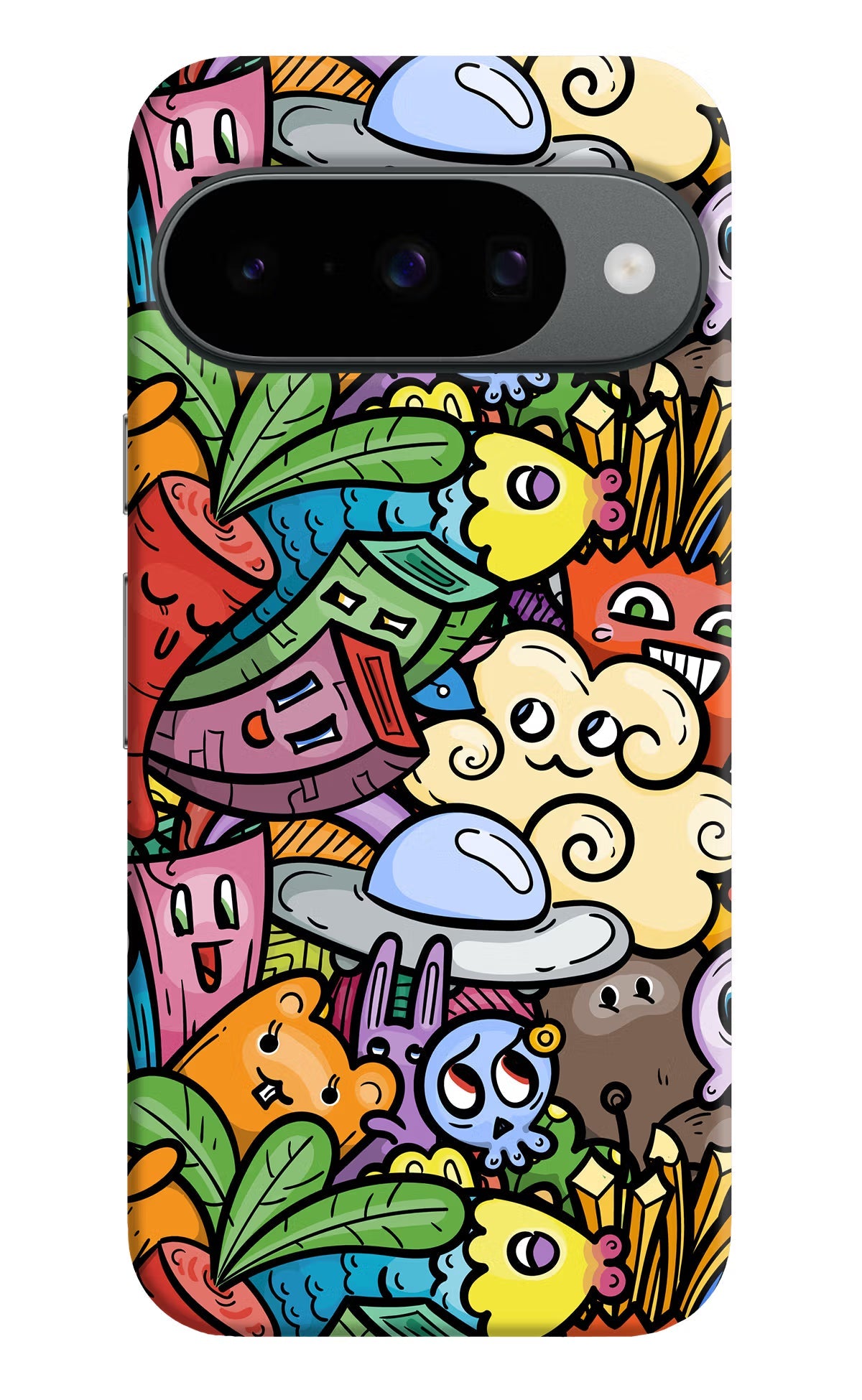 Veggie Doodle Google Pixel 10 Back Cover