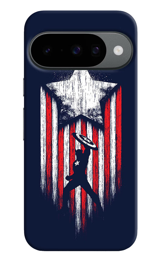 Captain America Marvel Art Google Pixel 10 Back Cover