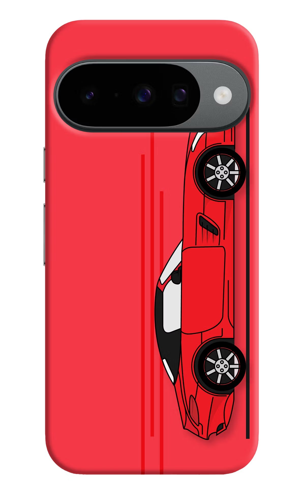 Red Velocity Google Pixel 10 Back Cover