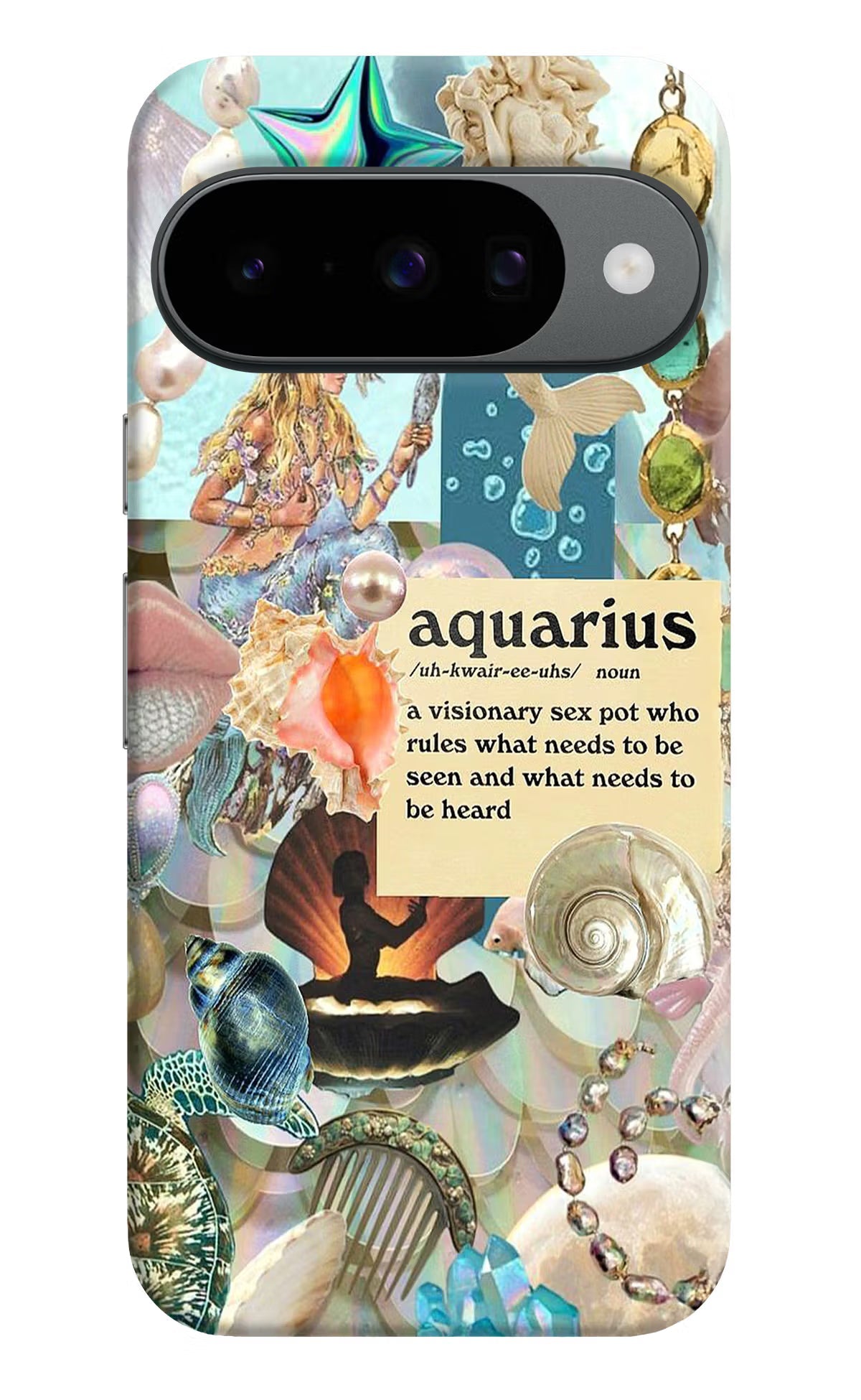 Aquarius Zodiac Google Pixel 10 Back Cover