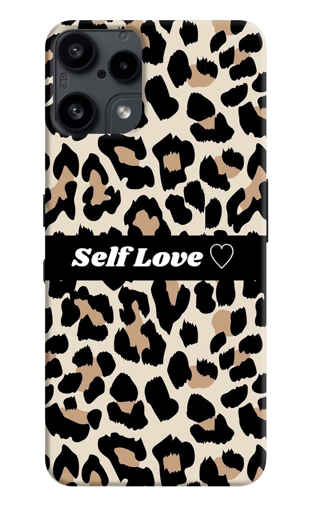 Leopard Print Self Love Nothing Phone 3A Lite Back Cover
