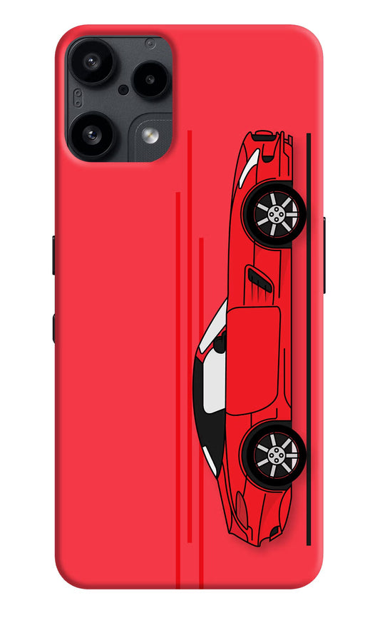 Red Velocity Nothing Phone 3A Lite Back Cover