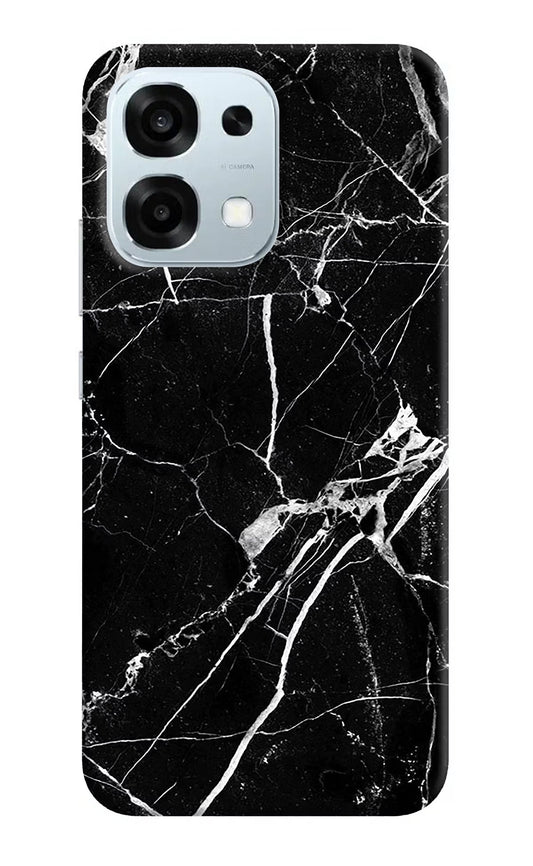 Black Marble Pattern Oppo F31 5G Back Cover