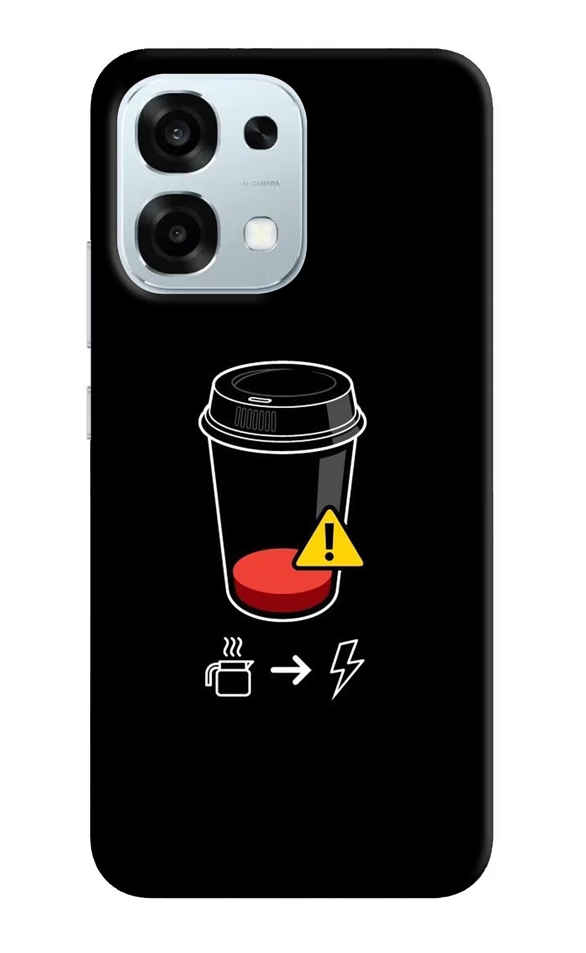 Coffee Oppo F31 5G Back Cover